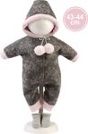 Llorens M844-04 oblečok pre bábiku bábätko NEW BORN veľkosti 43–44 cm