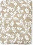 A Little Lovely Company - Mušelínová osuška XL, leaves - taupe