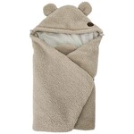 EKO Fußsack für Autositz buclé mit Baumwolle Light Beige 110x100cm