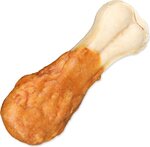Pochúťka Trixie DentaFun byvolia koža obalená kuracím mäsom, kosť 11cm 60g 2ks
