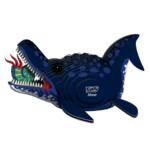 EUGY Mosasaurus 3D puzzle di cartone