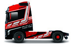 Bburago 1:43 Volvo FH16 Globetrotter 750 XXL - Rot