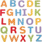 Bigjigs Toys Magnetická farebná abeceda (veľké písmená)