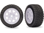 Traxxas koleso, disk 8-spoke, pneumatika Rally (zadná) (2)