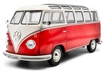 1:18 VOLKSWAGEN T1 SAMBA ROT / WEISS 1962 - SOLIDO