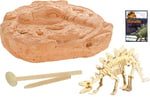 Jurassic World-Set, formen Sie ein Stegosaurus-Skelett mit Zubehör