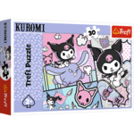 Trefl Puzzle 30 Bav sa s Kuromi / Hello Kitty