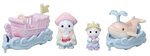Sylvanian Families Morské vozidlá a baby figúrky v zábavnom parku