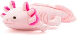 Plüsch-Axolotl Baby Mix 45 cm rosa
