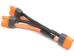 Spektrum paralelný Y-kábel IC3 prístroj / 2xIC3 batéria 7.5cm 12AWG