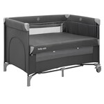 Cuna de viaje para niños con lateral extraíble Side Baby Mix gris