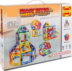 Magnetická stavebnica Magnetic Sheet 46 dielikov