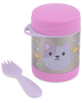 SKIP HOP Thermos per alimenti con cucchiaio/forchetta Besties Squad Gattino 3+