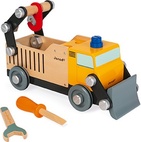Janod Drevené auto a stavebnica Nákladné auto BricoKids