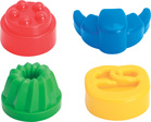 Formičky na piesok bábovky 10-12cm 4ks