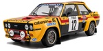 1:18 FIAT 131 ABARTH YELLOW #12 M.MOUTON / ANNIE R