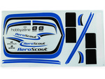 Hobbyzone nálepky modré: Aeroscout 1.1m