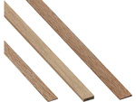 Krick Lišta orech 1x1mm 1m (10)