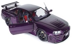 1:18 NISSAN SKYLINE (R34) GT-R Z TUNE MIDNIGHT PURPLE