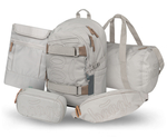 BAAGL SET 5 Skate Mist: Rucksack, Federmäppchen, Sporttasche, Gürteltasche, Laptop-Hülle
