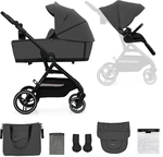 KINDERKRAFT SELECT Kočík kombinovaný Yoxi 2v1 Moonlight Grey