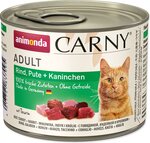 Conserve Animonda Carny Adult bœuf, dinde et lapin 200g