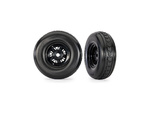 Traxxas koleso 3.2/4.9", disk Sand Car čierny, pneu (predné) (pár)