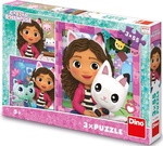 Puzzle Casa de păpuși a lui Gabby Gabby și prietenii 3x55 piese