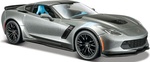 Maisto - 2017 Corvette Grand Sport, metal šedá, 1:24