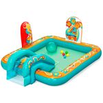 Bestway 53164 Detské nafukovacie herné centrum Retro Groove, 193 x 152 x 74 cm