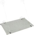 Window platform, velour, 50 × 30 cm, grey