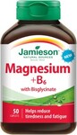 Jamieson Magnesium + Vitamin B6 mit Bisglycinat 50 Tabletten