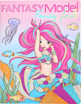 Omaľovánky Fantasy Model, Morská panna, trblietavé fólie