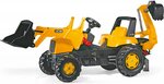 Rollytoys Šliapací traktor Rolly Junior JCB s predným aj zadným nakladačom