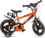 Dino Bikes - Detský bicykel 12" 412UL26R88 - oranžový - 2024