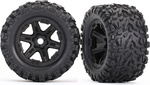 Traxxas koleso 3.8", disk čierny, pneu Talon EXT (pár)