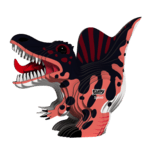 EUGY Spinosaurus 3D kartonasta sestavljanka