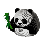 EUGY Panda 3D kartonová skládačka