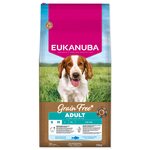 Krmivo EUKANUBA Grain Free Adult Small &amp; Medium rich in ocean fish 12 kg