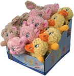Hračky Dog Fantasy Playful Box Farm zvieratká pískacie mix 21cm 24ks