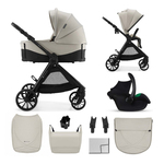 KINDERKRAFT Kombikinderwagen Vesto 2 3in1 Beige