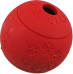 Hračka Dog Fantasy lopta na pamlsky červená 8cm