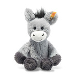 STEIFF Friends Dinkie donkey, light grey plyšová hračka