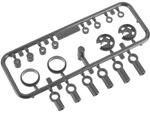 Axial plastové diely tlmiče 10mm