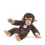 STEIFF Originals Koko chimpanzee, dark brown plyšová hračka