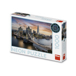 Puzzle Súmrak nad Tower Bridge 1000 dielikov neón