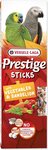Tyčinky Versele-Laga  Prestige Sticks papagáj so zeleninou a púpavou 140g 2ks