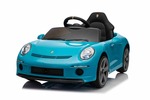 Elektrické autíčko RUF GT 12V, modré, Otváracie dvere, 2.4 GHz diaľkové ovládanie, LED sve