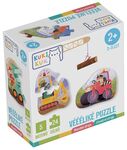 KukiKuk 80060 - Grandi puzzle Macchine da costruzione