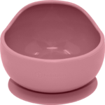 PETITE&amp;MARS Miska silikónová s prísavkou TAKE&amp;MATCH Dusty Rose 6m+